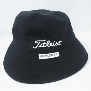 Titleist StaDry Small/Medium Bucket Hat Black White Red